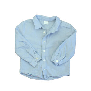 Edghill Collection Boys Blue Button Down Long Sleeve size: 3T
